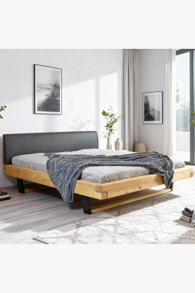 Posteľ z masívu na nohách, Laura smrek 160 x 200 cm